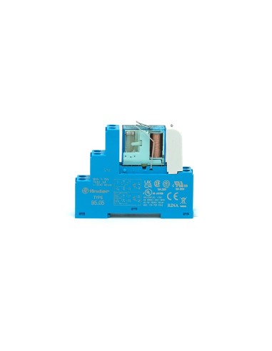 Support with cage clamp terminals type 95.05 + 8A 250V relay